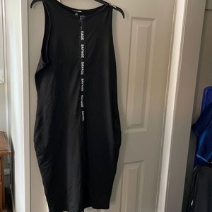 Black zip front, fashion nova savage romper